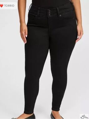 torrid Jegging Skinny High-Rise Jeans black size 24R